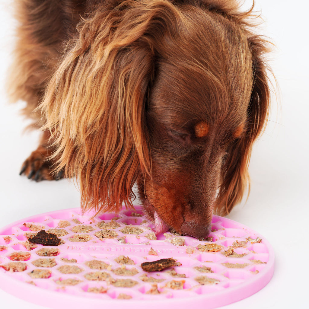 Lick Mat - Light Pink by The Pet Enrichment Co.