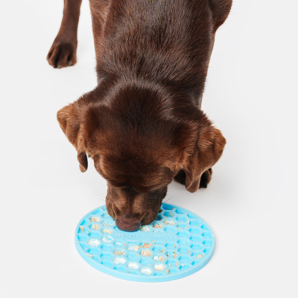 Lick Mat - Light Blue by The Pet Enrichment Co.