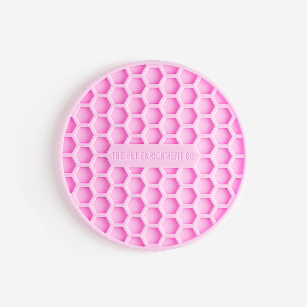 Lick Mat - Light Pink by The Pet Enrichment Co.