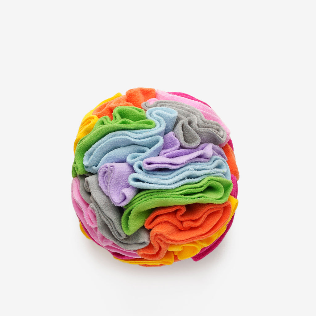 Pet Snuffle Ball - Pastel Rainbow | Pet Enrichment Toys Australia