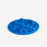 Dark blue silicone slow feeding insert on a white background